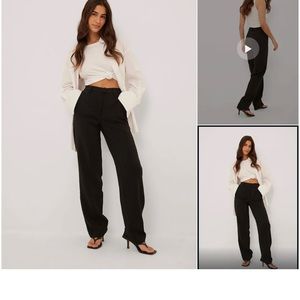 NA-KD wide-legged suit trousers, almost new!